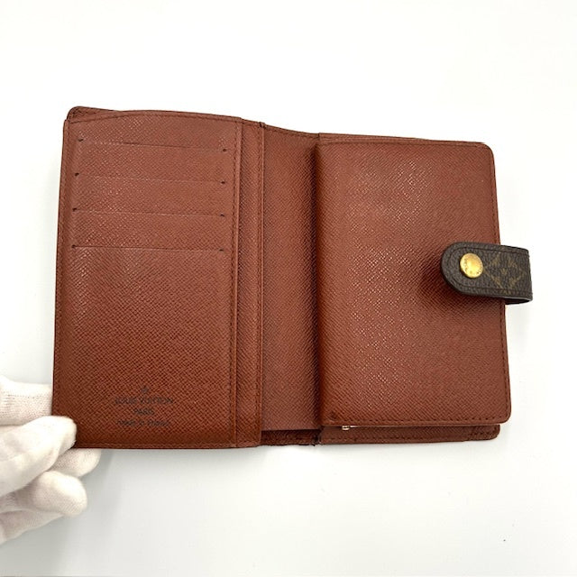 ルイヴィトン ポルトフォイユ・ヴィエノワ モノグラム がま口二つ折り財布