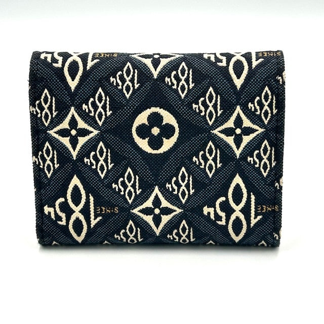 ルイヴィトン ジャガード ポルトフォイユ・ヴィクトリーヌ 三つ折り財布