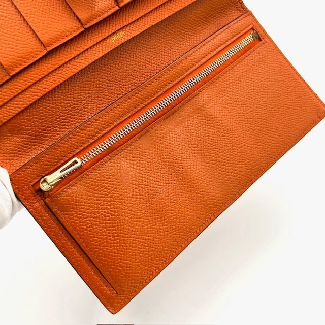 エルメス HERMES ベアン スフレ ヴォーエプソン 長財布