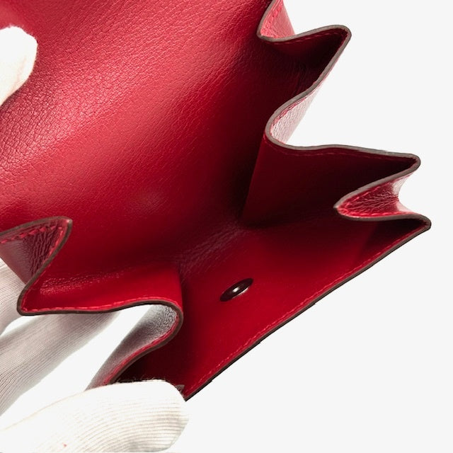 エルメス HERMES ルヴァンキャトル シェーブル コインケース シルバー金具