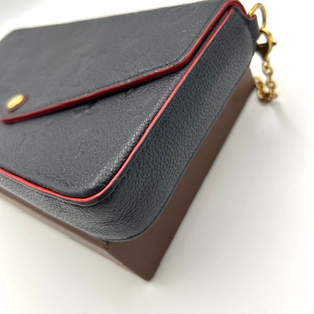 ルイヴィトン モノグラム アンプラント フェリシー チェーン ショルダーバッグ