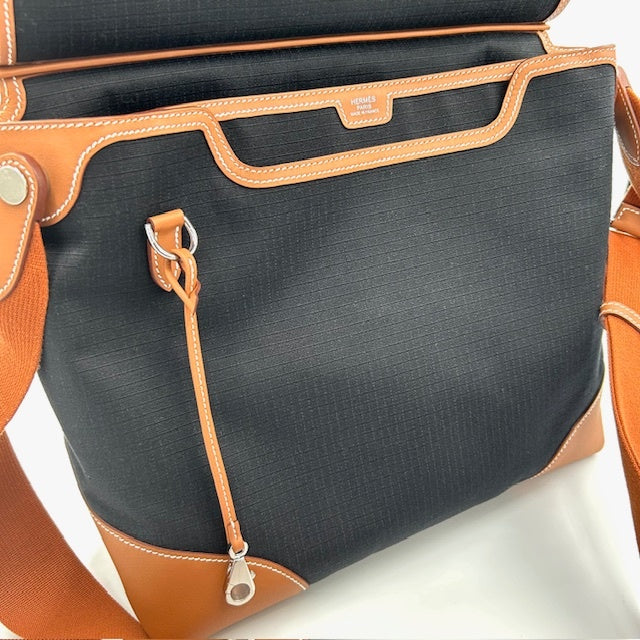 エルメス HERMES トワルビヴァーク×ヴォースイフト オールバック メッセンジャー ショルダーバック