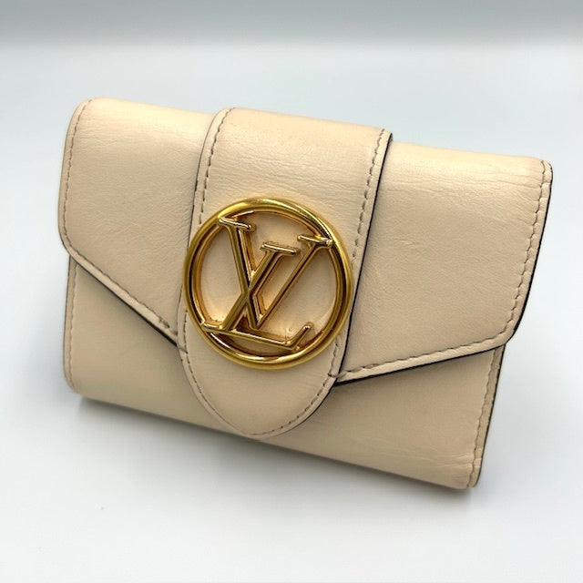 ルイヴィトン ポンヌフ 三つ折り財布