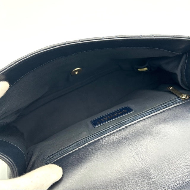 シャネル CHANEL マトラッセ ラムスキン チェーンショルダーバッグ