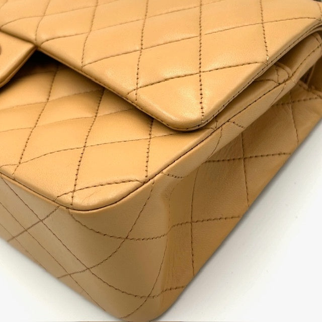 シャネル CHANEL マトラッセ ダブルフラップ 25 ラムスキン チェーンショルダーバック