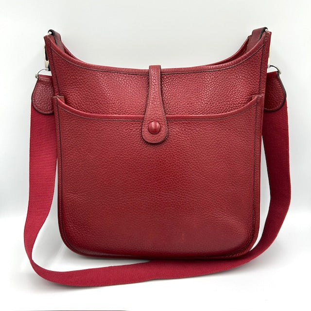 エルメス HERMES エヴリン 2 PM レッド ショルダーバック