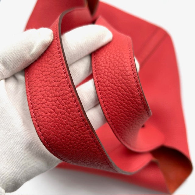 エルメス HERMES ピコタン ロック GM ローズピンク ハンドバック