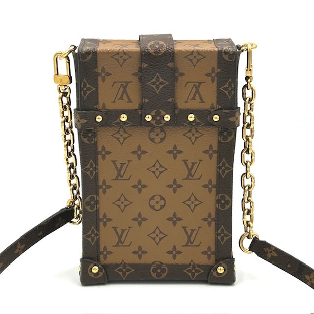 ルイヴィトン モノグラム リバース トランク ヴェルティカル ポシェット ショルダーバック
