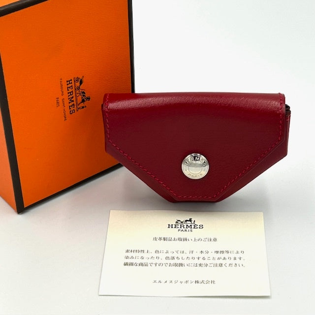 エルメス HERMES ルヴァンキャトル シェーブル コインケース シルバー金具