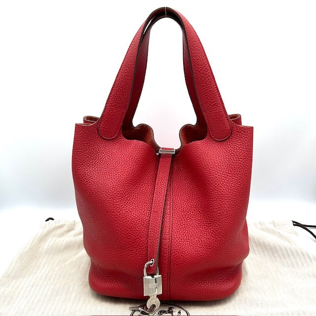 エルメス HERMES ピコタン ロックMM トリヨンクレマンス ハンドバック