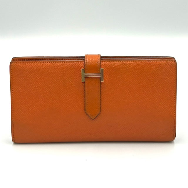 エルメス HERMES ベアン スフレ ヴォーエプソン 長財布