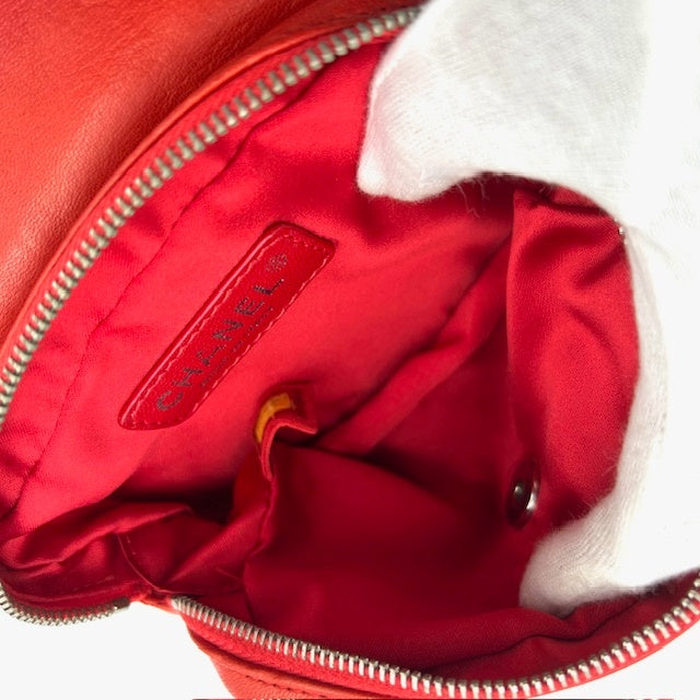 シャネル CHANEL マトラッセ ラムスキン ウォレット チェーンショルダーバック