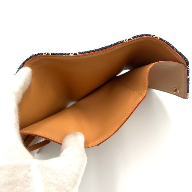 ルイヴィトン ジャガード ポルトフォイユ・ヴィクトリーヌ 三つ折り財布