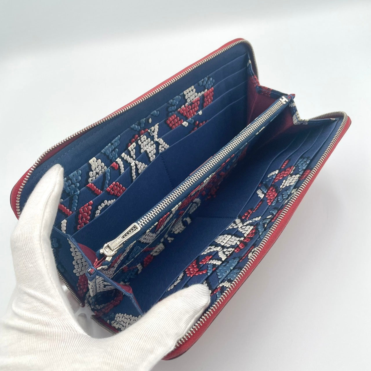 HERMES エルメス アザップロング シルクイン 長財布 ユニセックス