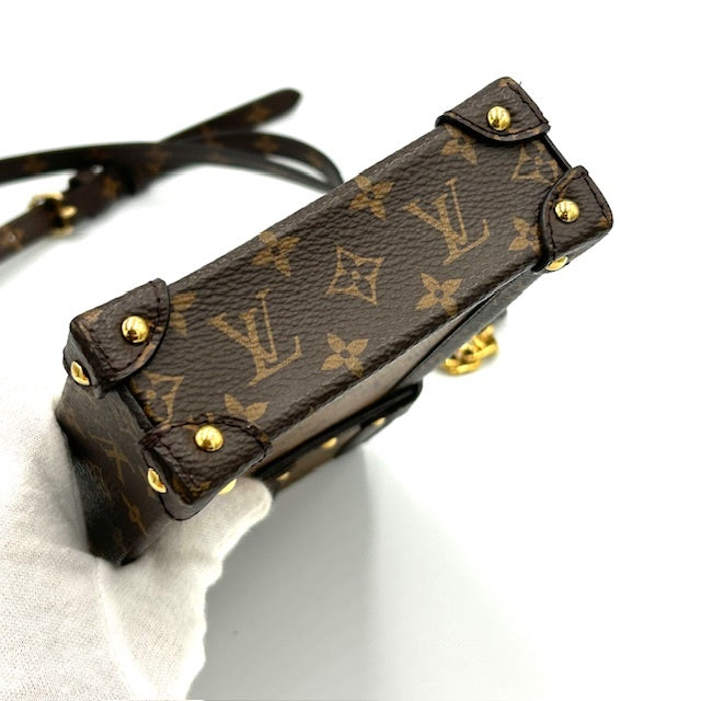 ルイヴィトン モノグラム リバース トランク ヴェルティカル ポシェット ショルダーバック