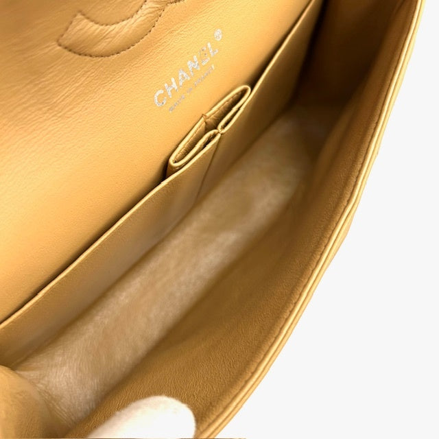 シャネル CHANEL マトラッセ ダブルフラップ 25 ラムスキン チェーンショルダーバック