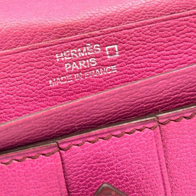 エルメス HERMES ベアン アリゲーター 長財布