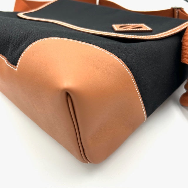 エルメス HERMES トワルビヴァーク×ヴォースイフト オールバック メッセンジャー ショルダーバック