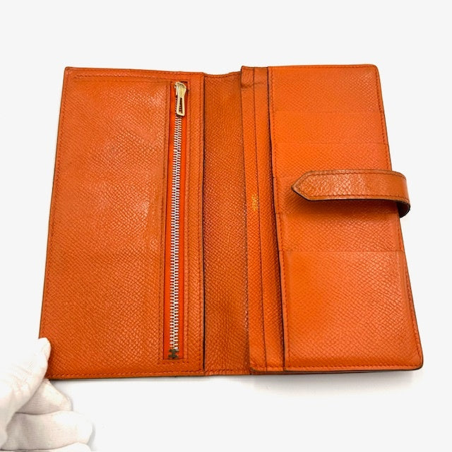 エルメス HERMES ベアン スフレ ヴォーエプソン 長財布