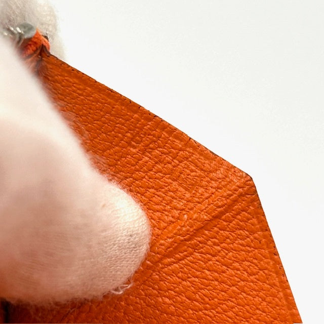 エルメス HERMES ベアン コンパクト シェーブル 折財布 シルバー金具 ユニセックス