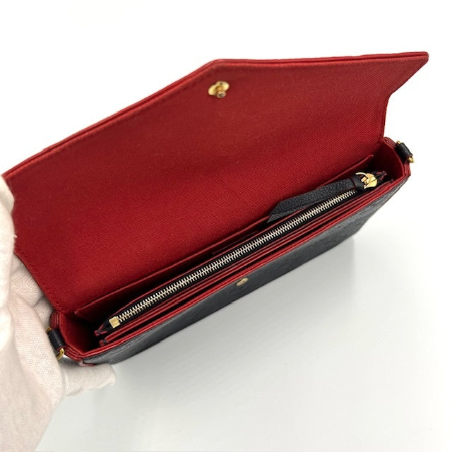 ルイヴィトン モノグラム アンプラント フェリシー チェーン ショルダーバッグ