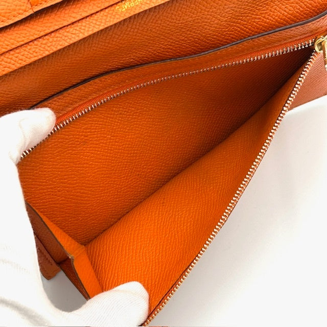 エルメス HERMES ベアン スフレ ヴォーエプソン 長財布