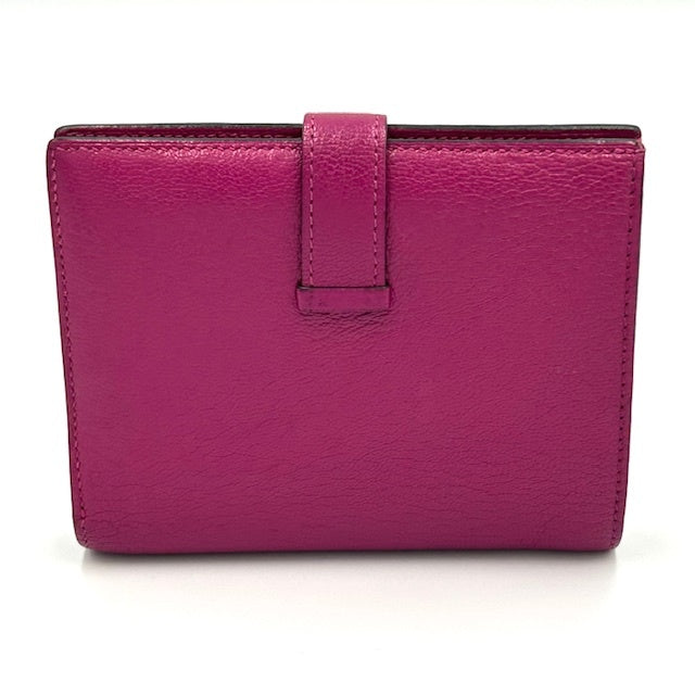 エルメス HERMES ベアン コンパクト シェーブル 折財布 シルバー金具