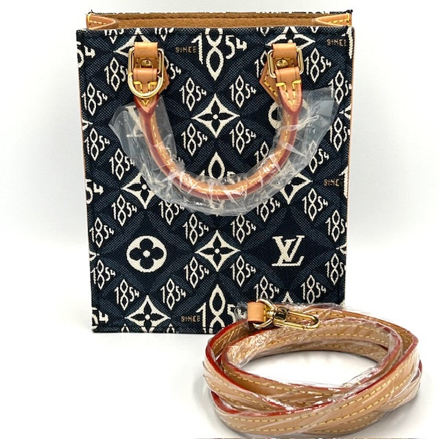 ルイヴィトン プティット・サックプラ Since1854 ジャガード 2way ショルダーバッグ