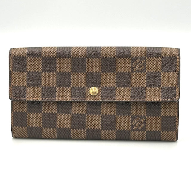 ルイヴィトン ダミエ ポルトフォイユ・サラ 二つ折り長財布