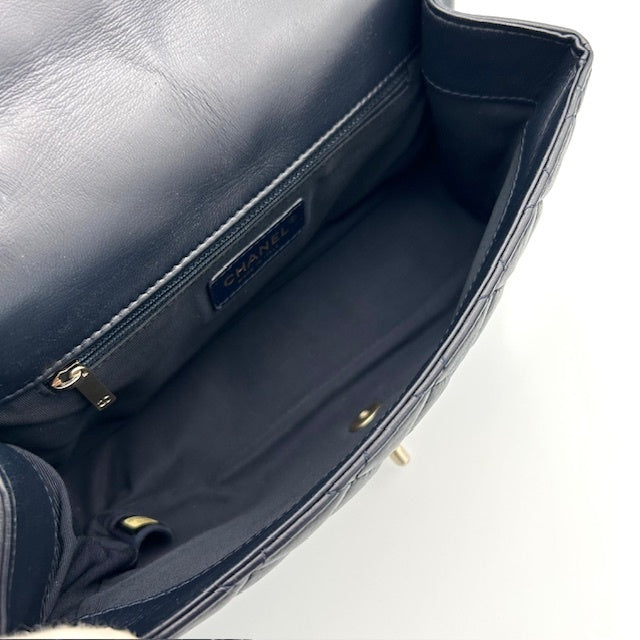 シャネル CHANEL マトラッセ ラムスキン チェーンショルダーバッグ