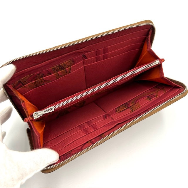 HERMES エルメス アザップロング シルクイン 長財布