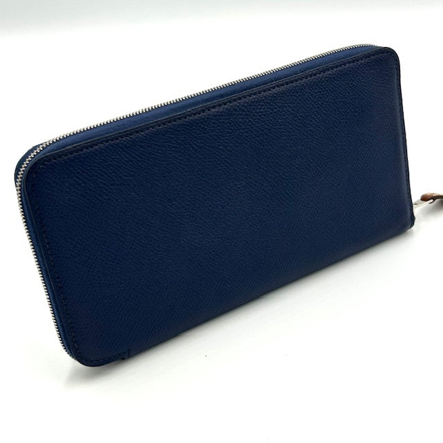 エルメス HERMES アザップロング ヴォーエプソン シルクイン 長財布