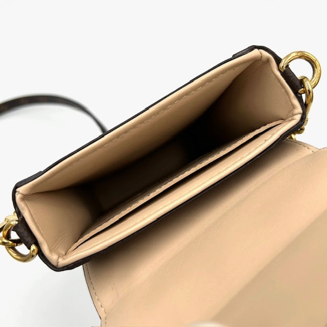 ルイヴィトン モノグラム リバース トランク ヴェルティカル ポシェット ショルダーバック