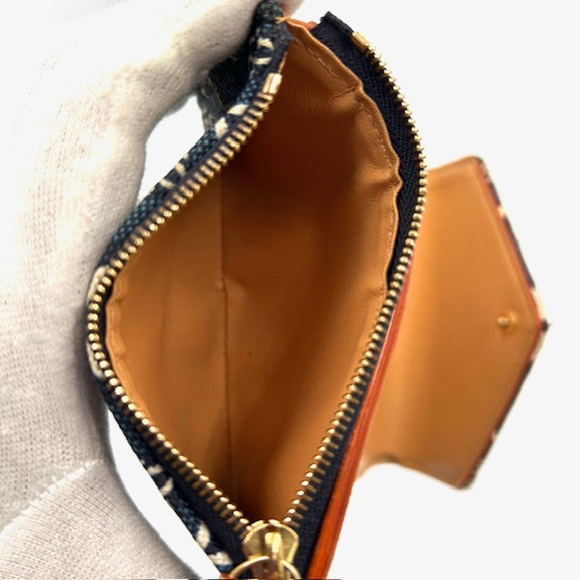 ルイヴィトン ジャガード ポルトフォイユ･ヴィクトリーヌ 三つ折り財布