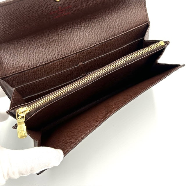 ルイヴィトン ダミエ ポルトフォイユ･サラ 二つ折り長財布