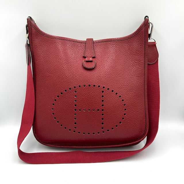 エルメス HERMES エヴリン 2 PM レッド ショルダーバック