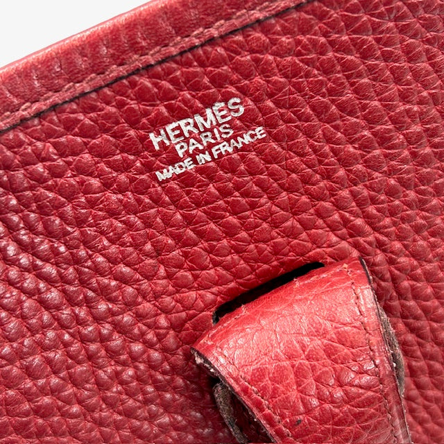 エルメス HERMES エヴリン 2 PM レッド ショルダーバック