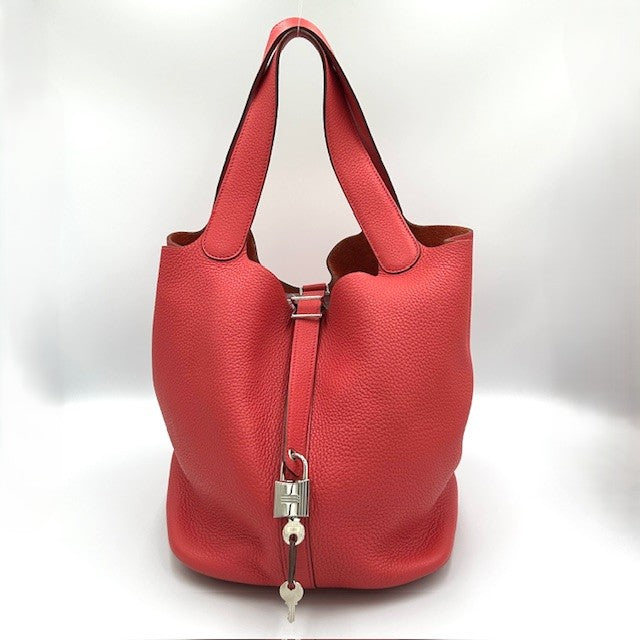 エルメス HERMES ピコタン ロック GM ローズピンク ハンドバック