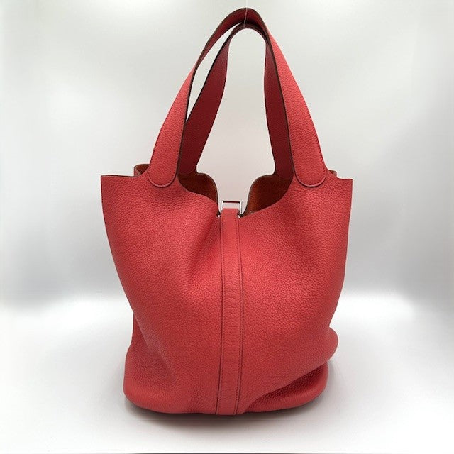 エルメス HERMES ピコタン ロック GM ローズピンク ハンドバック