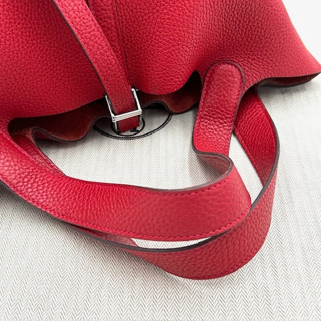 エルメス HERMES ピコタン ロックMM トリヨンクレマンス ハンドバック