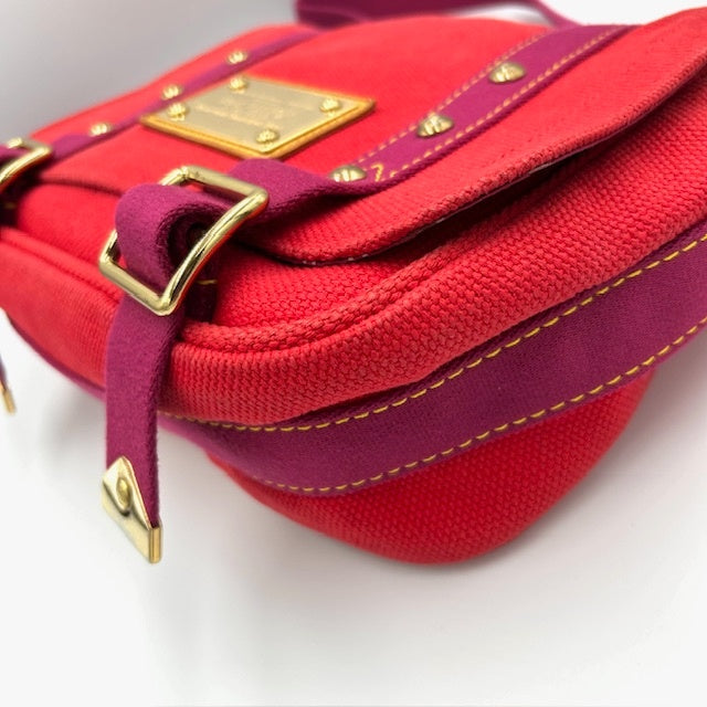 ルイヴィトン アンティグア ブサス キャンバス ショルダーバック M40040