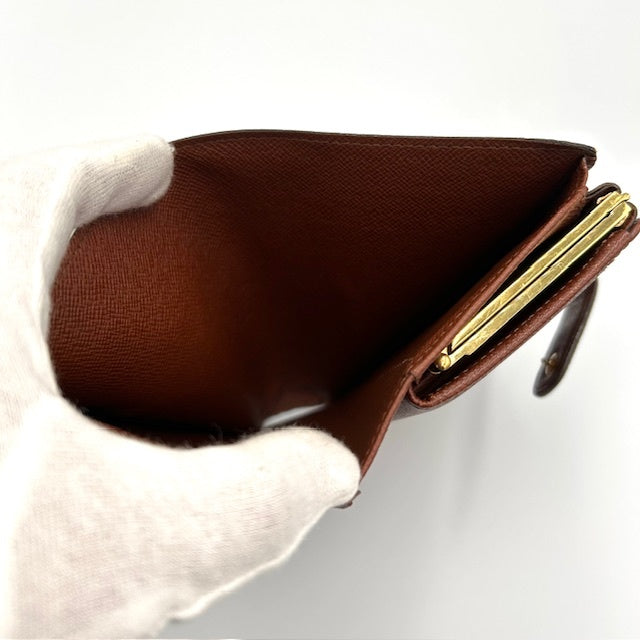 ルイヴィトン ポルトフォイユ・ヴィエノワ モノグラム がま口二つ折り財布