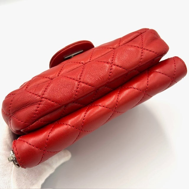 シャネル CHANEL マトラッセ ラムスキン ウォレット チェーンショルダーバック