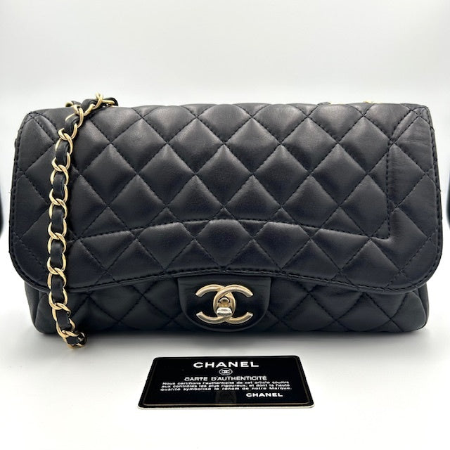 シャネル CHANEL マトラッセ ラムスキン チェーンショルダーバッグ