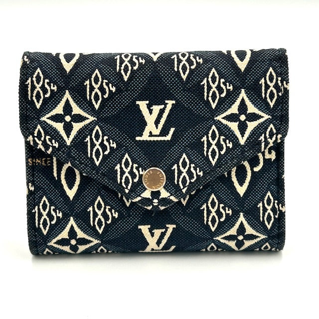 ルイヴィトン ジャガード ポルトフォイユ･ヴィクトリーヌ 三つ折り財布