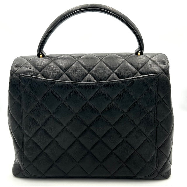 シャネル CHANEL キャビンスキン マトラッセ ケリー型 ハンドバッグ