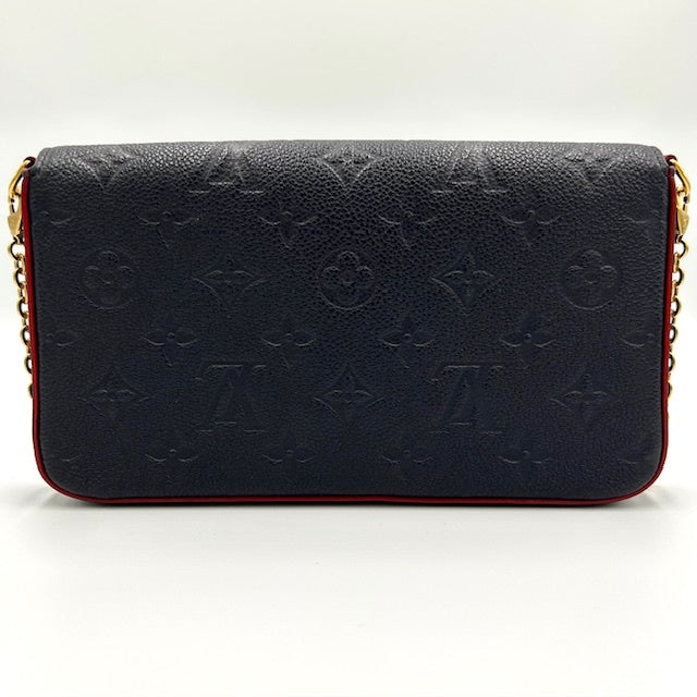 ルイヴィトン モノグラム アンプラント フェリシー チェーン ショルダーバッグ