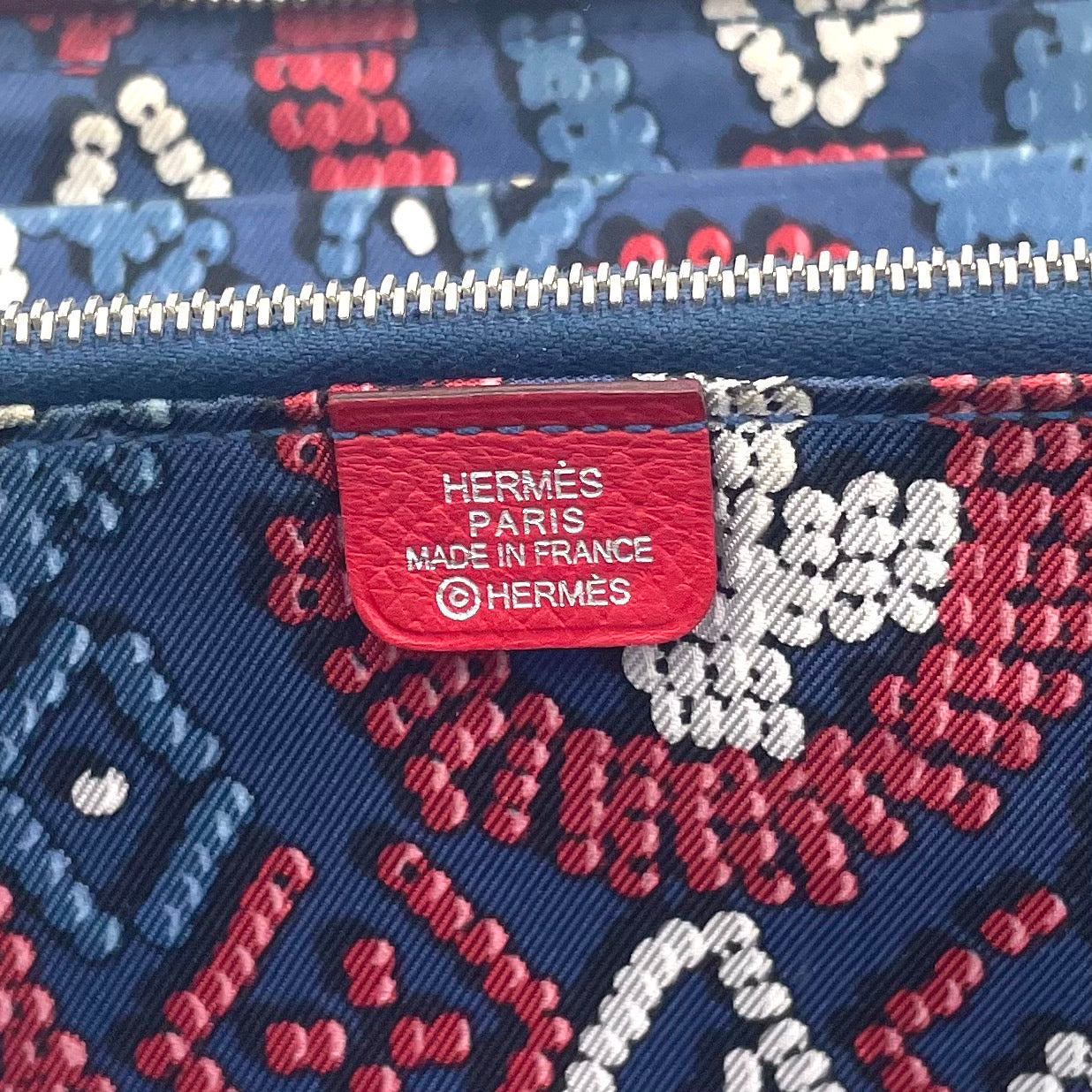 HERMES エルメス アザップロング シルクイン 長財布 ユニセックス