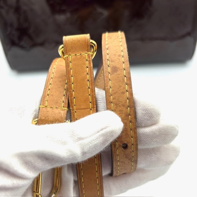 ルイヴィトン ブレアMM ヴェルニ モノグラム  ハンドバッグ ショルダー付