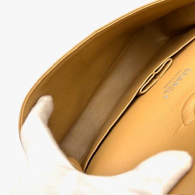 シャネル CHANEL マトラッセ ダブルフラップ 25 ラムスキン チェーンショルダーバック